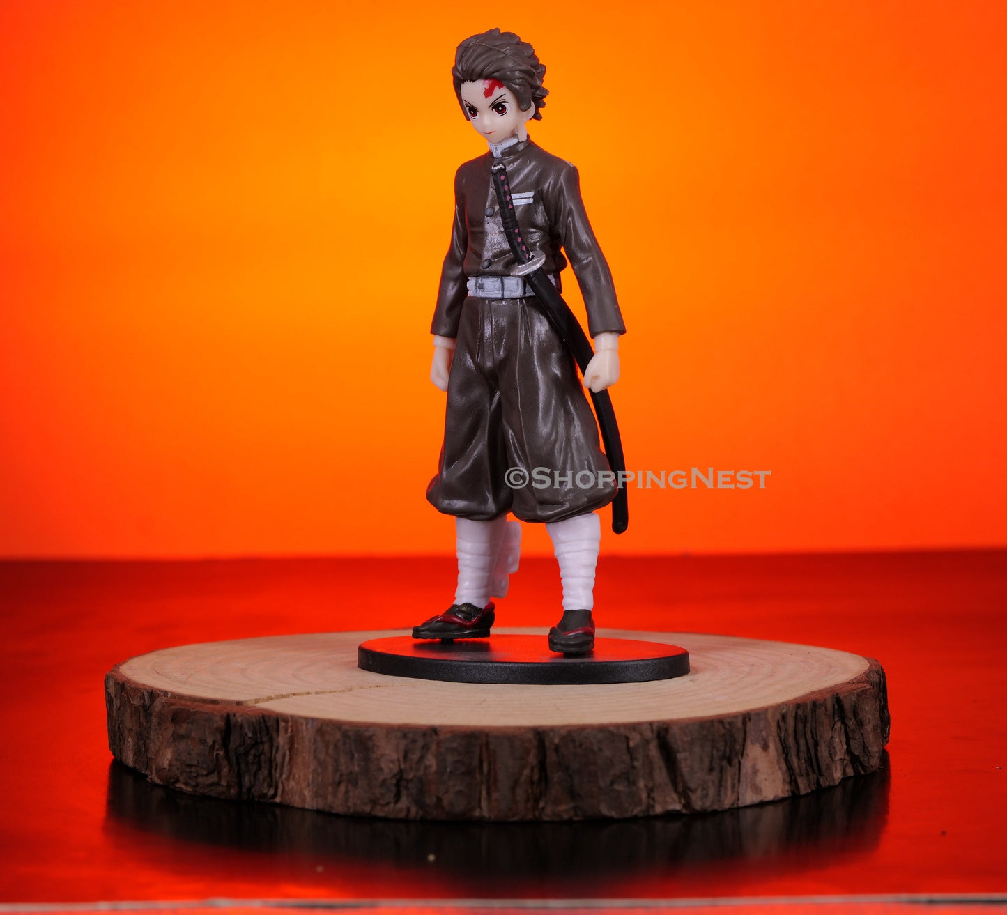 Demon Slayer Kimetsu no Yaiba Tanjiro Kamado Demon Slayer Corps Model 3 Action Figure | 15 CMS |