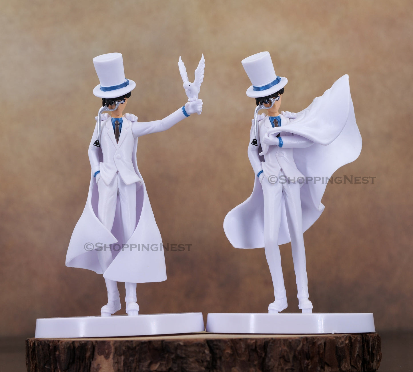 Detective Conan |PVC| White Coat Action Figure Set of 2 | 15 cm Anime Collectible Figurines