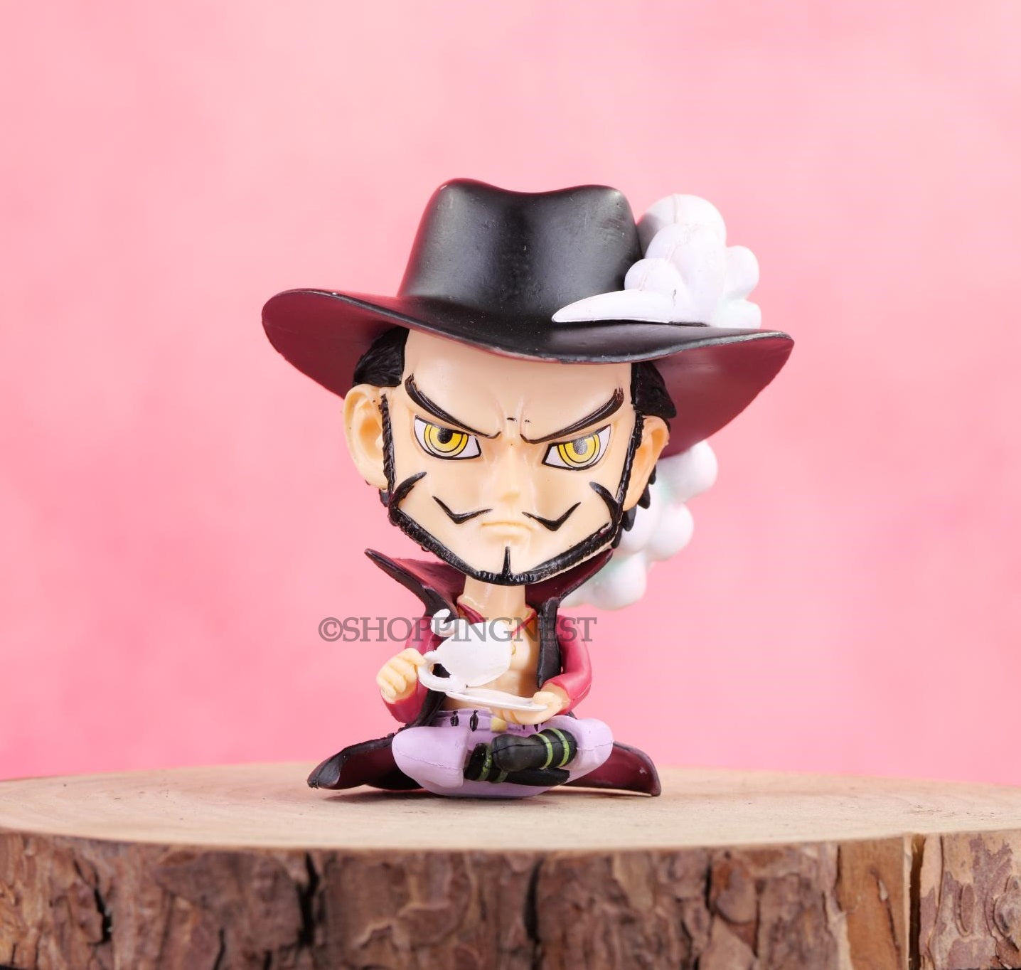 One Piece Dracule Mihawk Drink Coffee Tea Action Figure | 9.5 CMS |