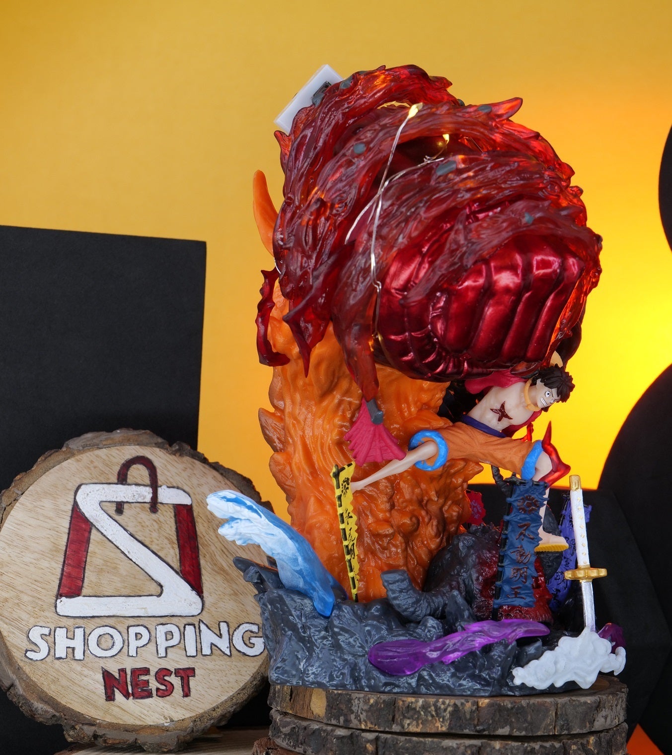 One Piece |PVC| Monkey D. Luffy Gear 4 Fire Punch Action Figure 21.5 cm Collectible