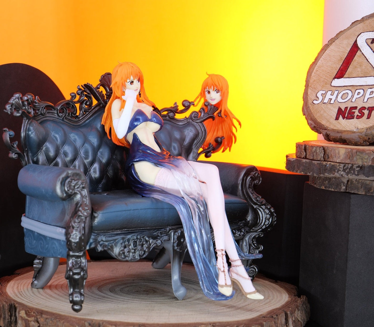 One Piece |PVC| Nami Elegance on the Sofa Action Figure 20 cm Collectible