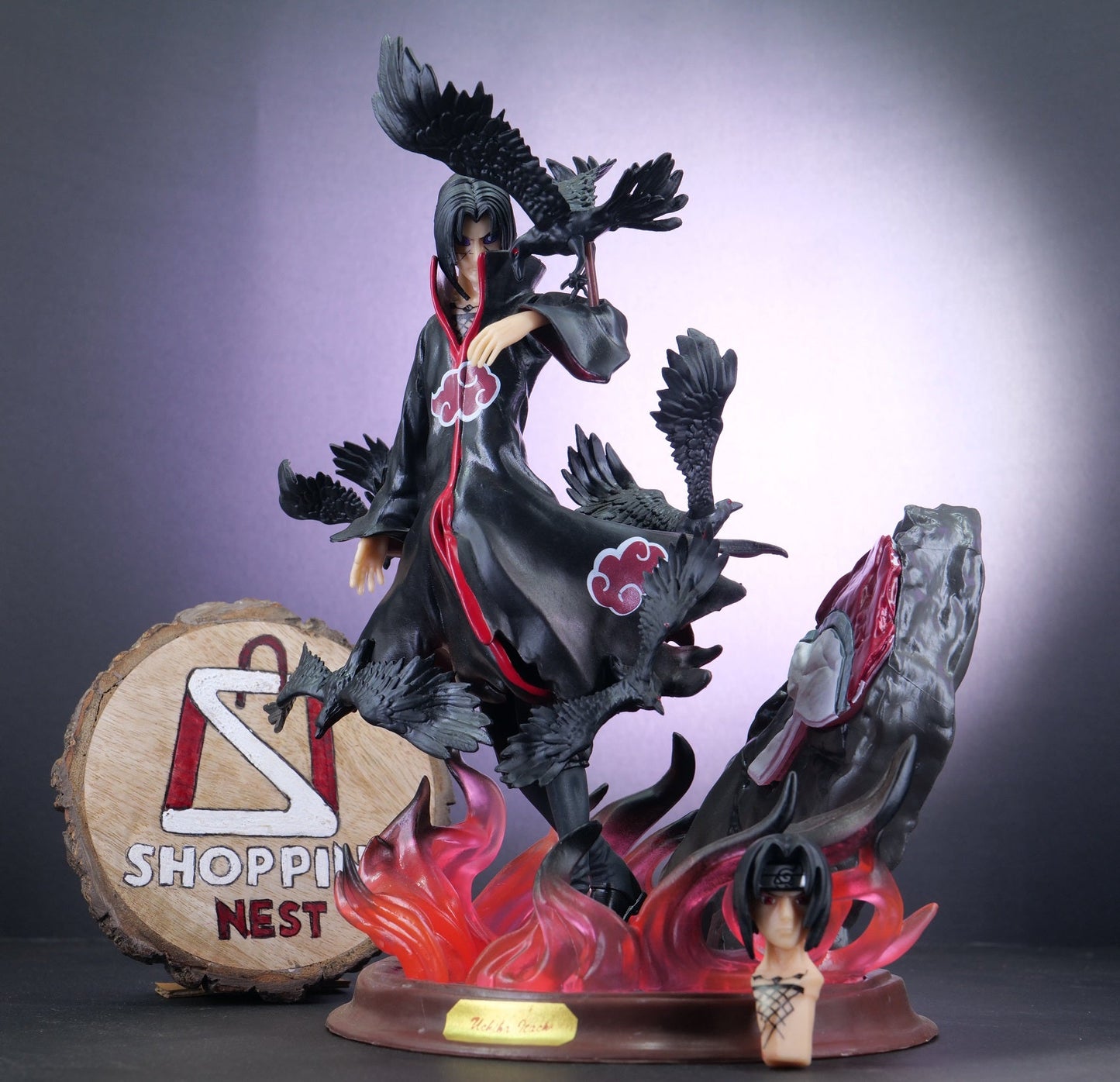 Naruto Shippuden Itachi Uchiha Action Figure (25 cm) |PVC| – Anime Collectible by ShoppingNest