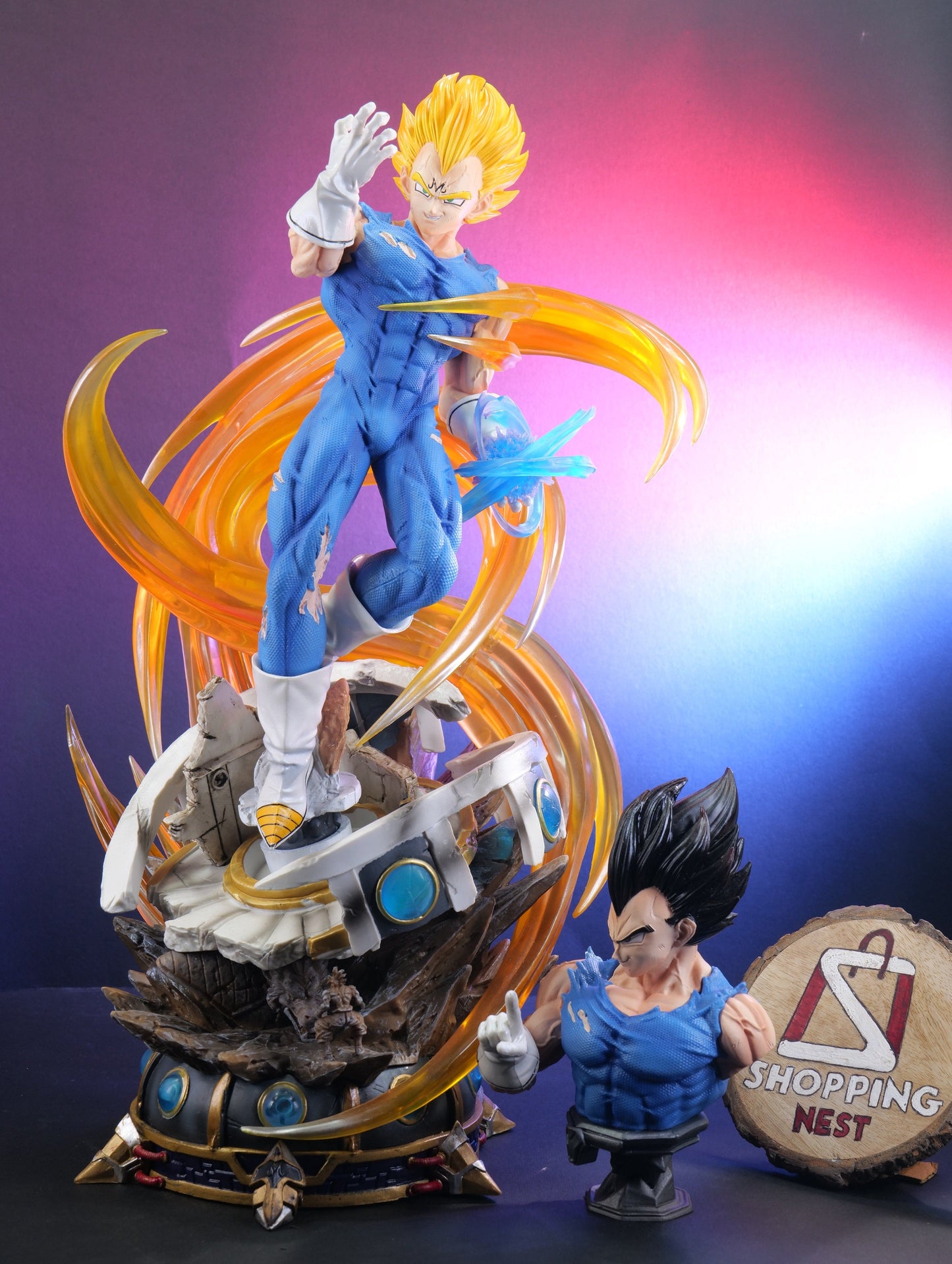Dragon Ball Z Vegeta Action Figure (43 cm) |PVC| – Anime Collectible by ShoppingNest