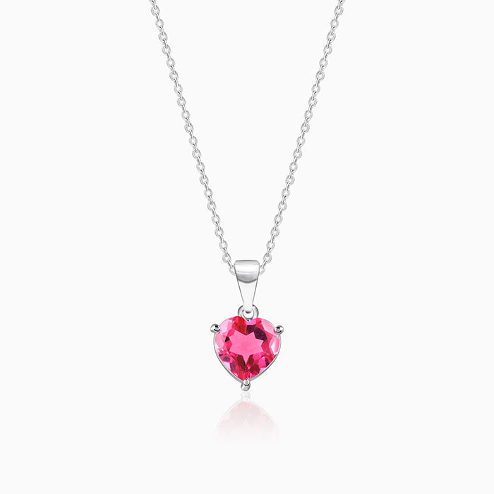 Silver Love Me Pendant With Link Chain