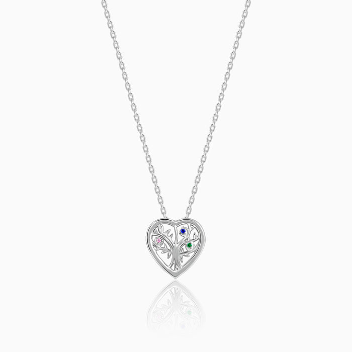 Silver Rooted in Her Necklace