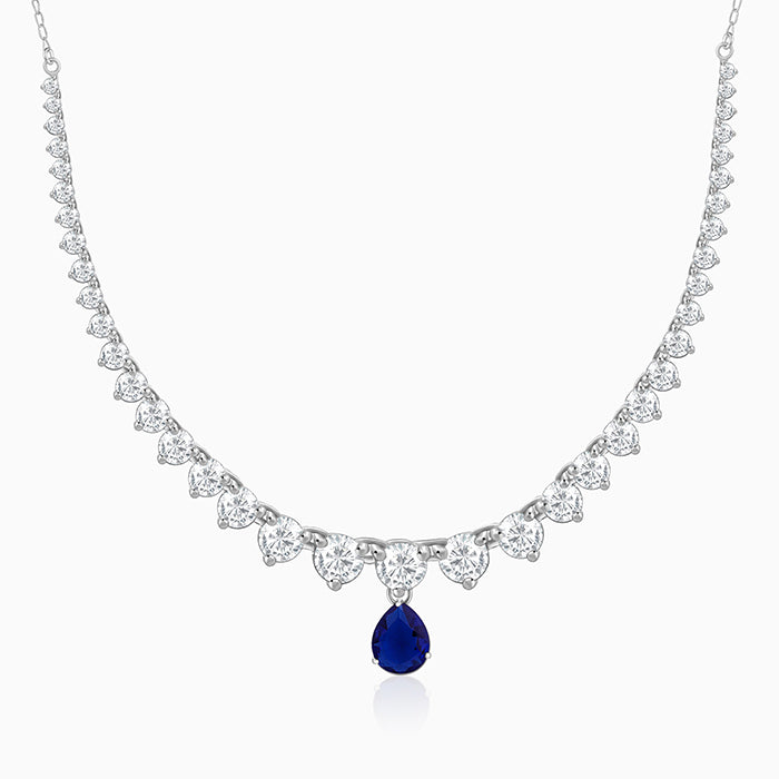 Silver Moonlight Bliss Necklace