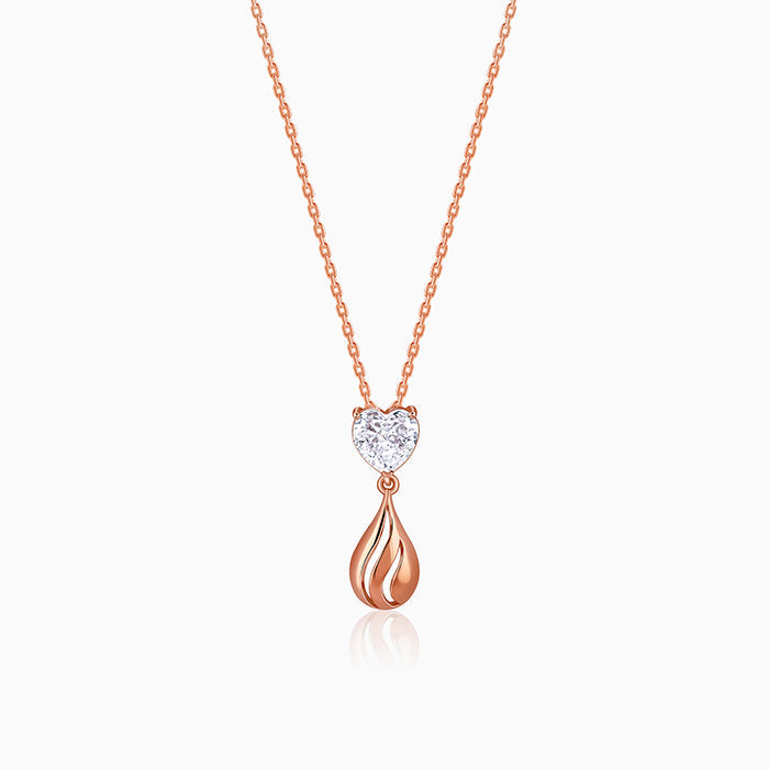 Rose Gold Unsaid Love Necklace