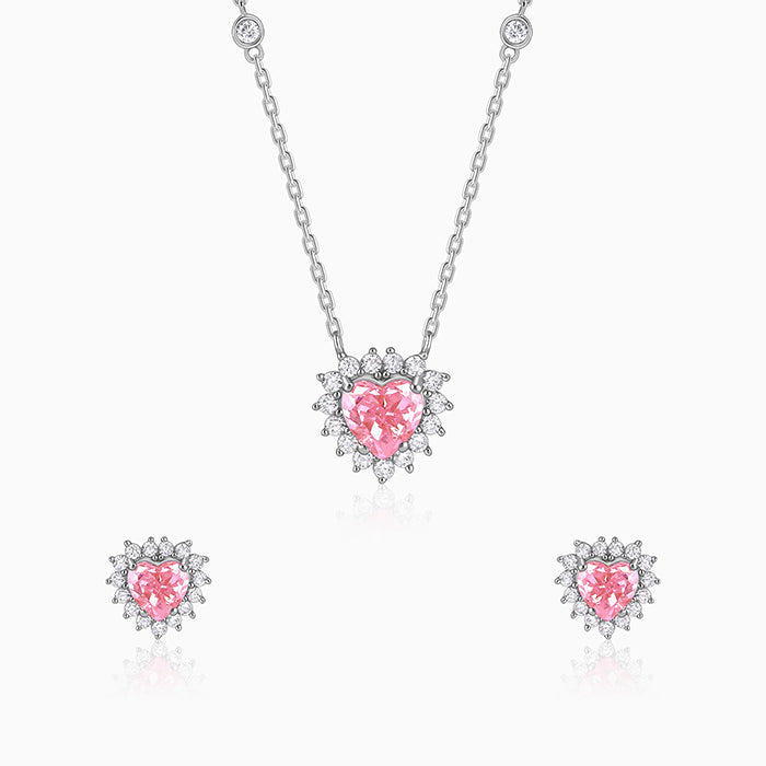 Silver Heart of Light Set