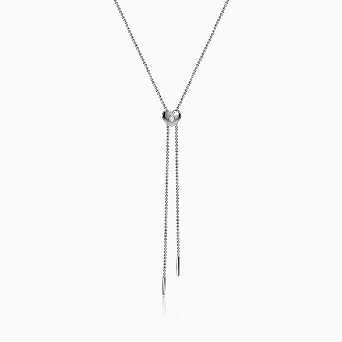Kriti Sanon Silver Pure Heart Necklace