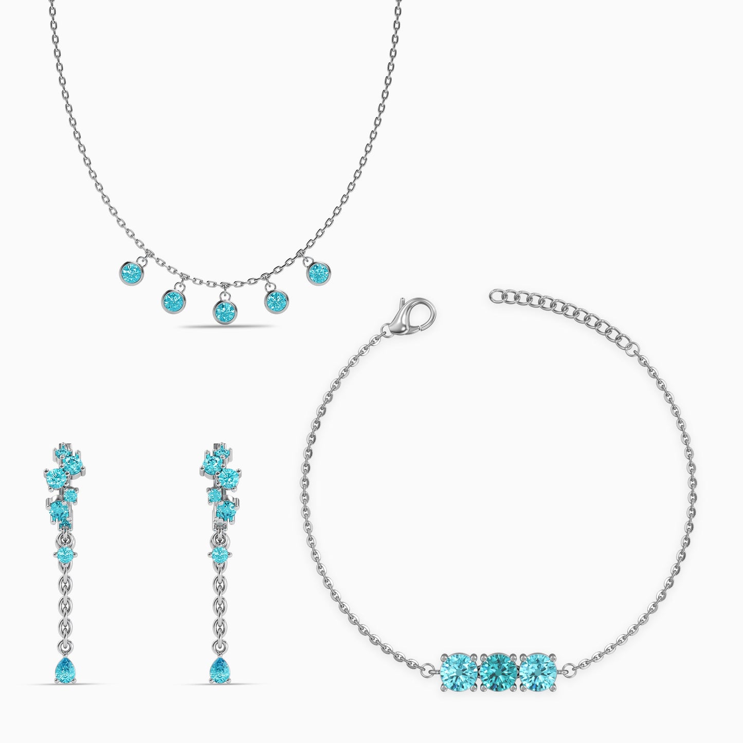 Silver Leto Set of 3