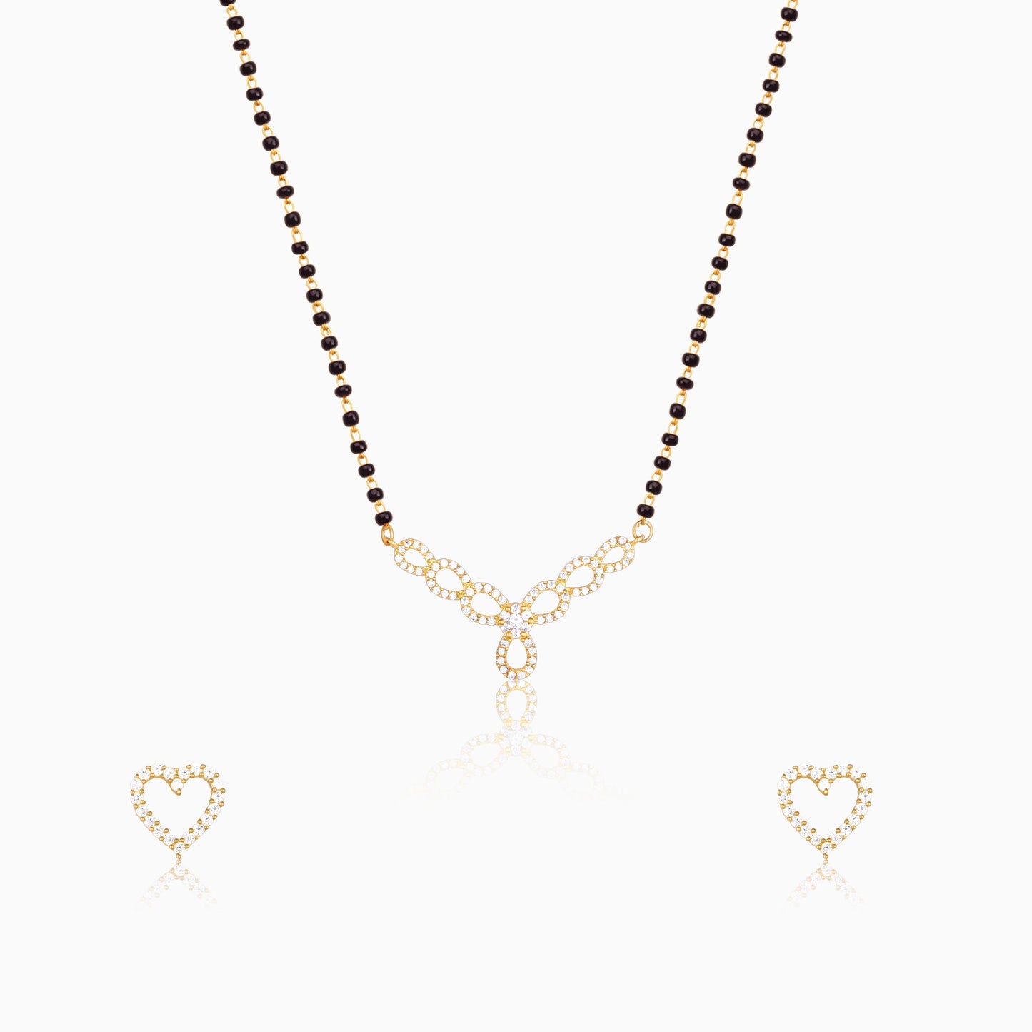 Golden Love Mangalsutra Set