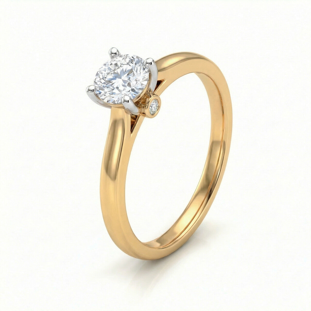 Forever Solitaire 9KT Gold Laboratory Grown Diamond Ring