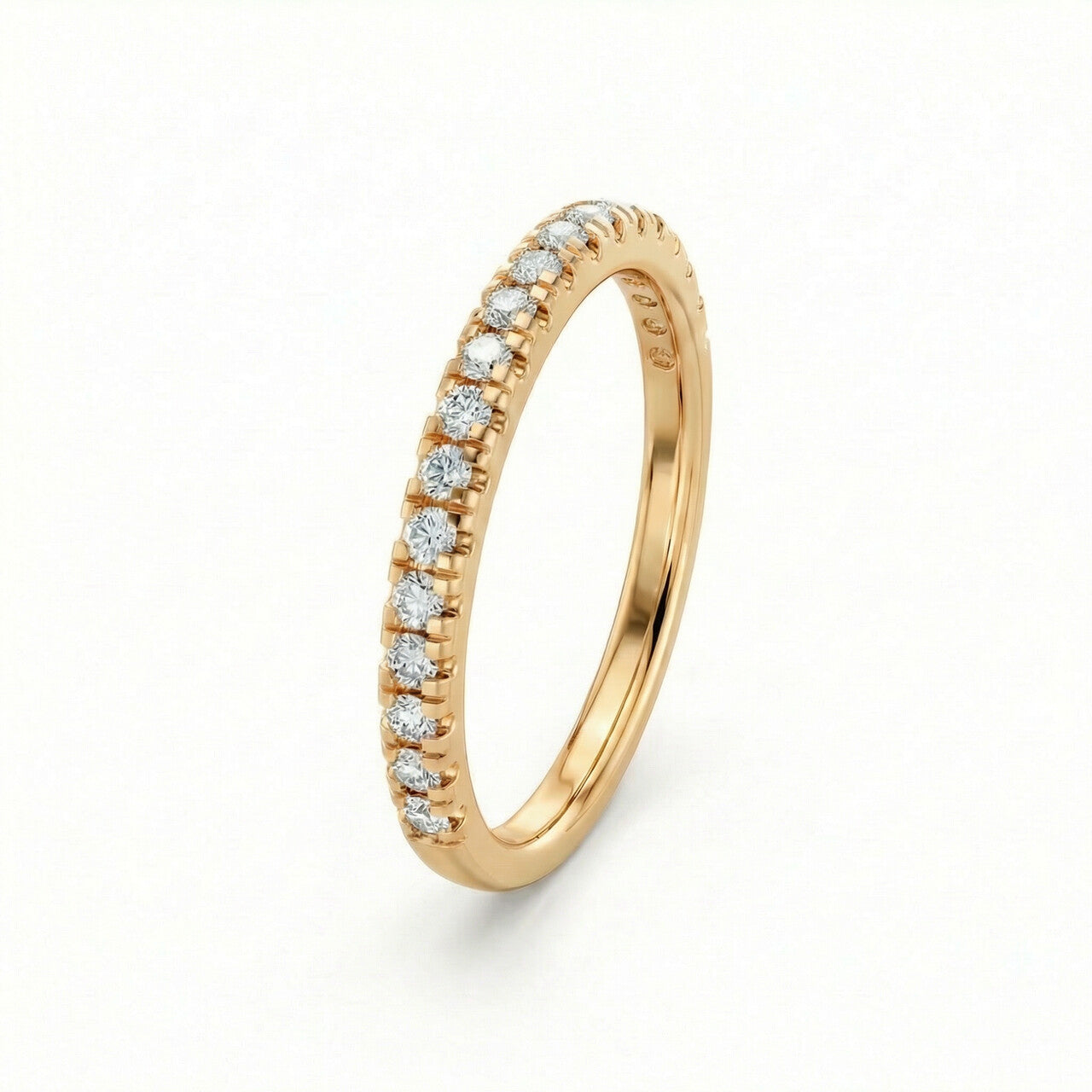 Classic Smooth 9KT Gold Laboratory Grown Diamond Band Ring
