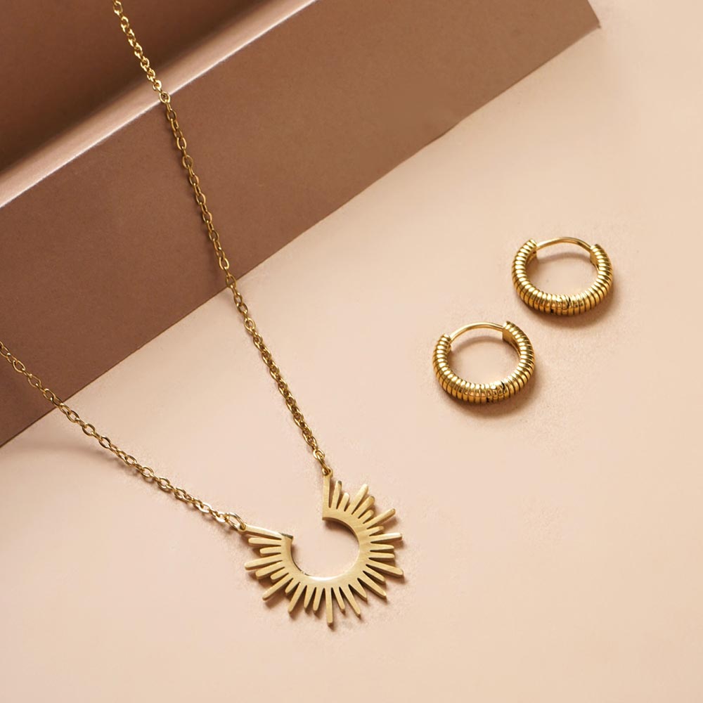 Celestial Sunbeam Jewellery Set