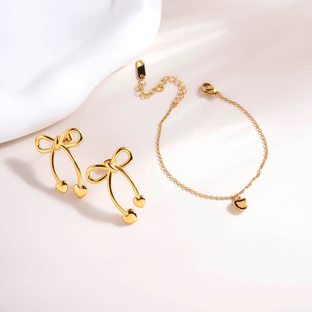Bow Heart Detail Set