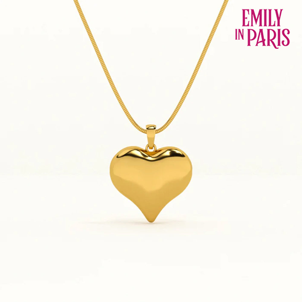 Heart Pendant Gold Chain Necklace