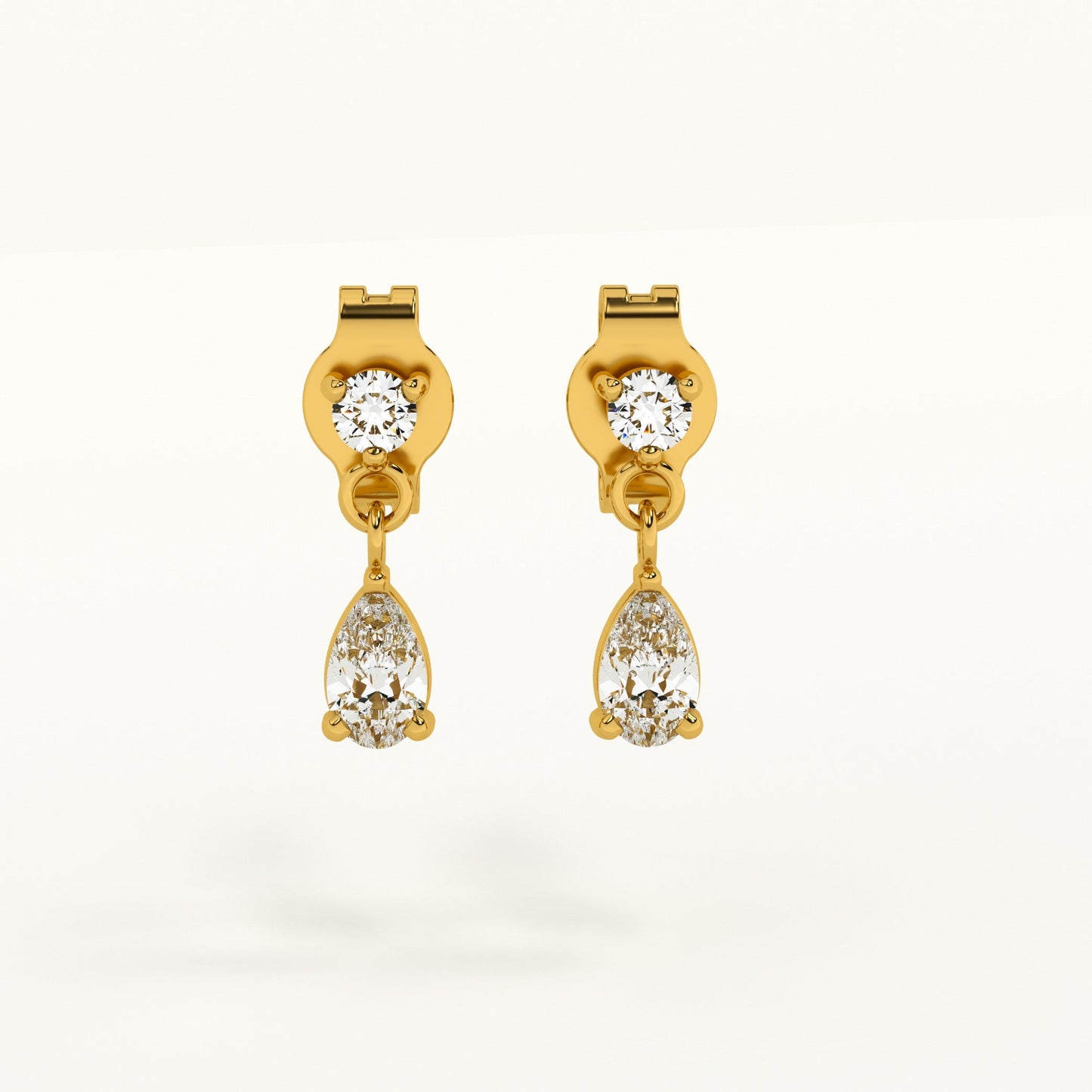 Golden Dewdrops Drop Earrings