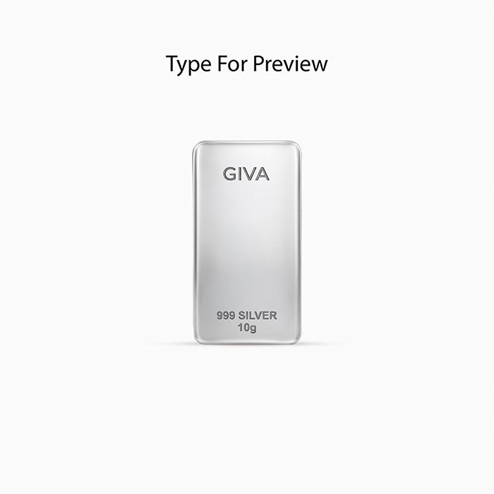 Silver Personalised Skandamata Bar - (10g)