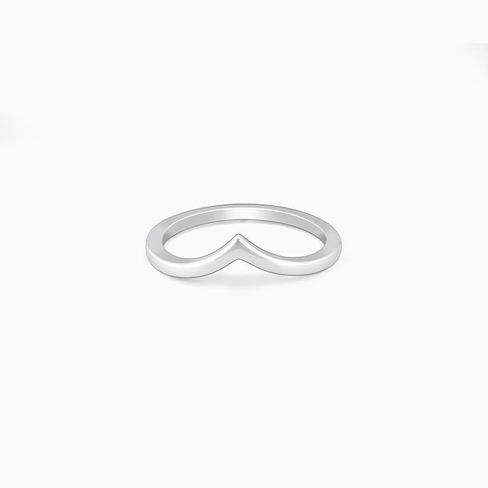 Silver Sleek Vanki Ring