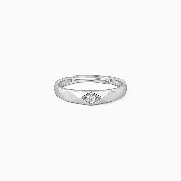 Silver Rugged Ring For Him
