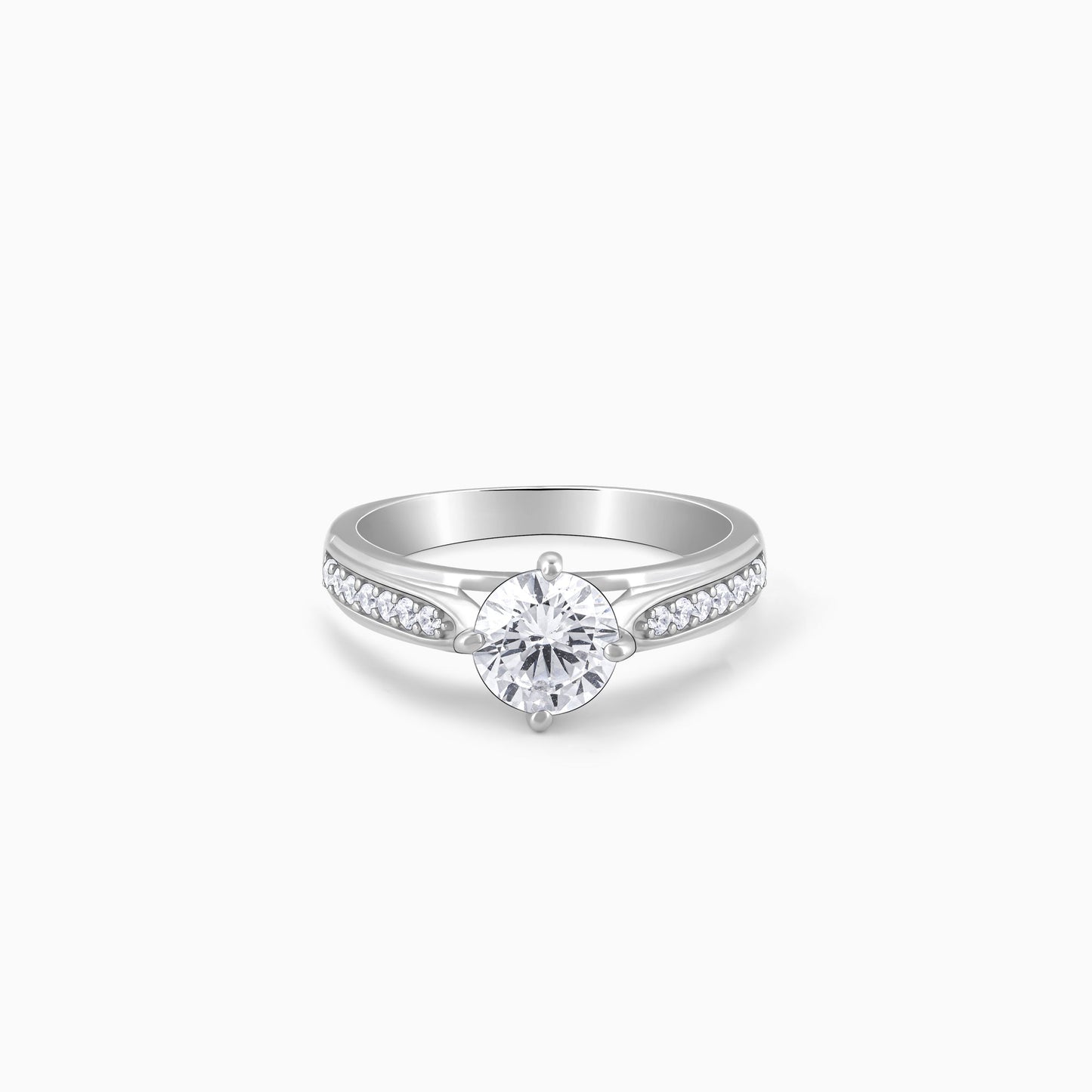 Silver Love Me More Ring