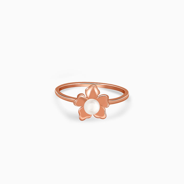 Rose Gold Jennifer Pearl Ring (Size 12)