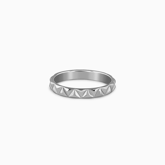 Silver Classic Apex Ring For Him