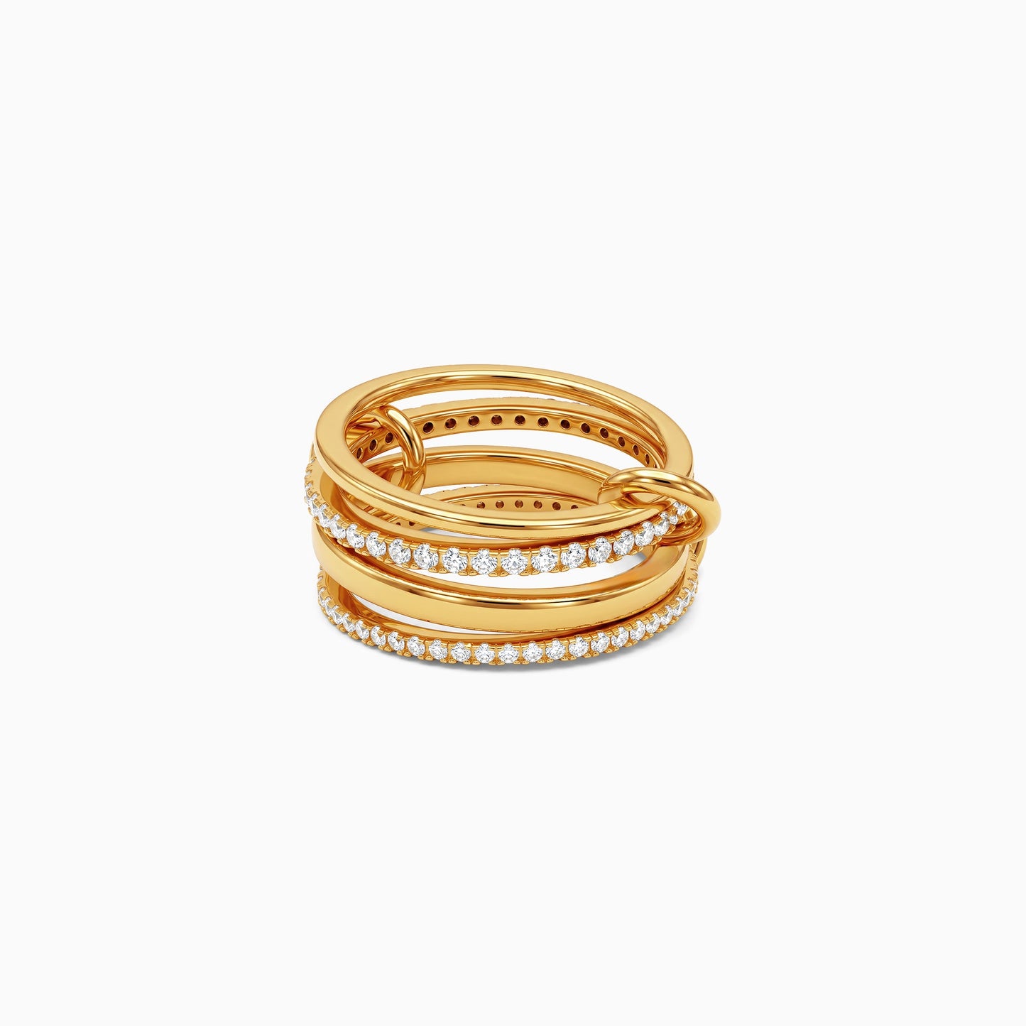 Golden Creulla Stackable Ring (Size 12)