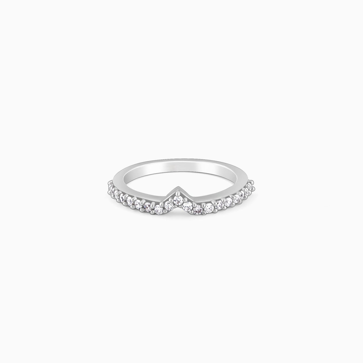 Silver Cupid Arrow Ring