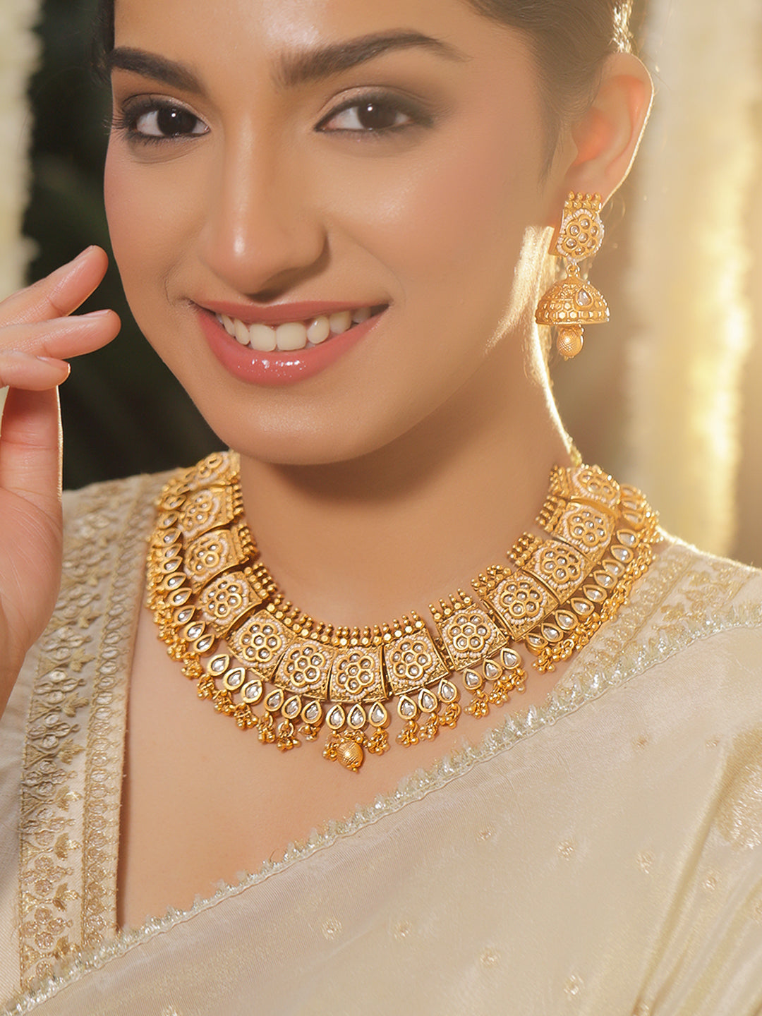 Heritage of Kundan & Gold Necklace set