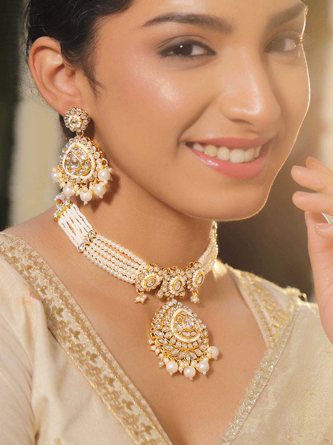 Artisan’s Dream Kundan Necklace Set