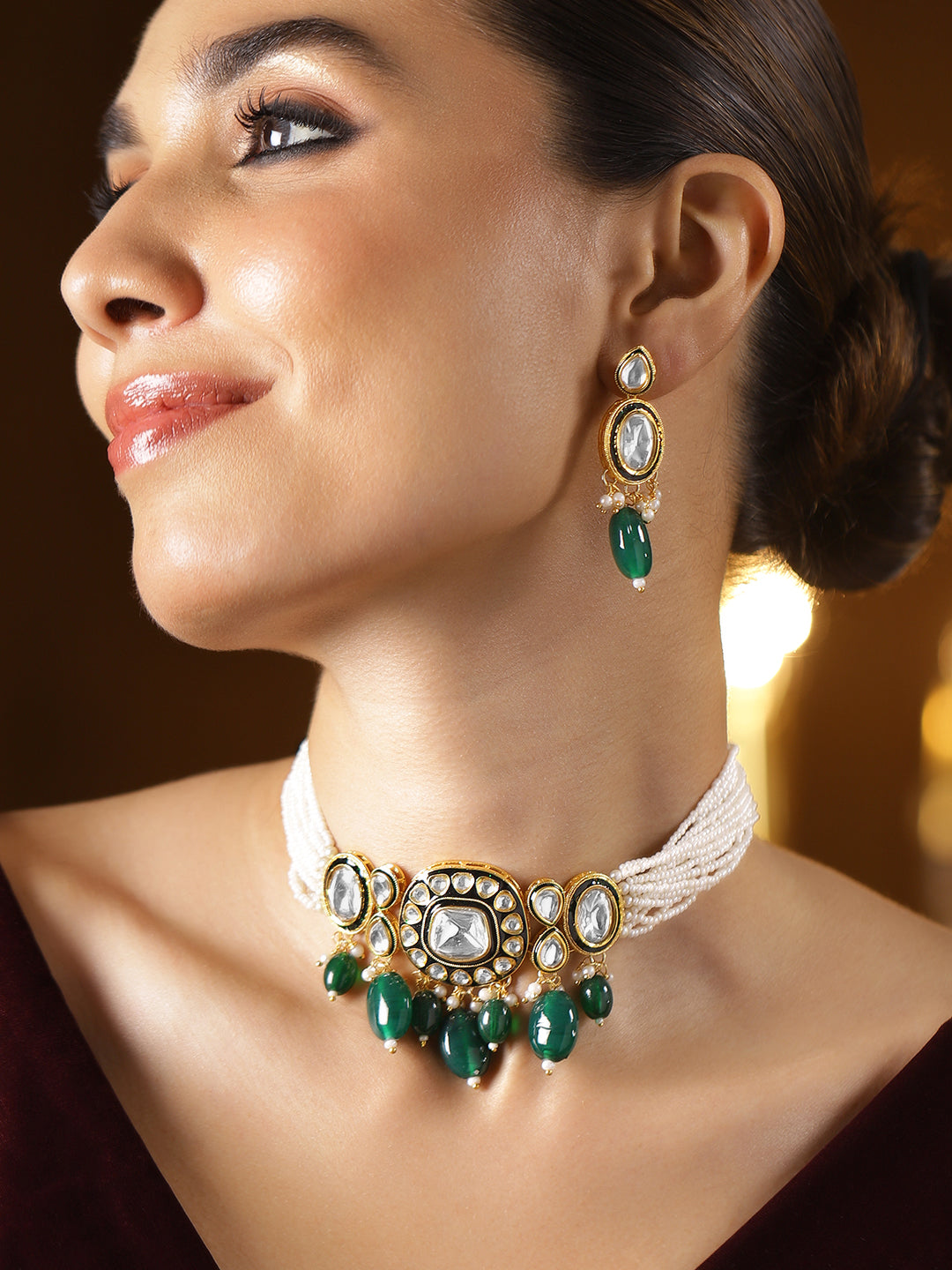 Grace in Green Motion Choker Set