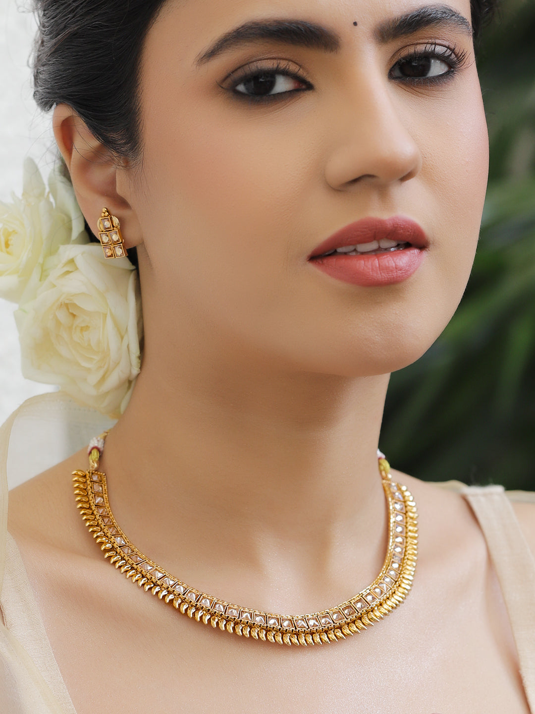 Kundan Charm Edit Necklace Set