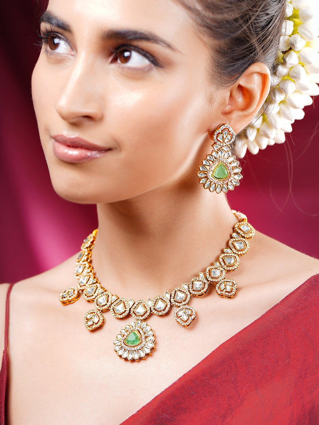 Pastel Radiance Bridal Necklace Set