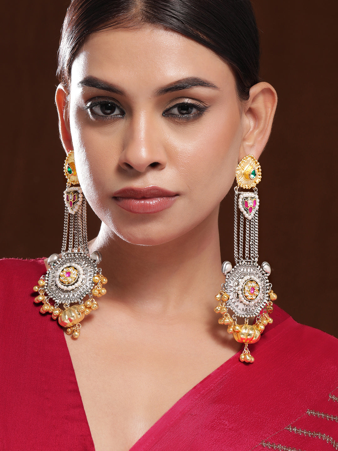 Festive Soul Multicolour Ghungroo Dangler