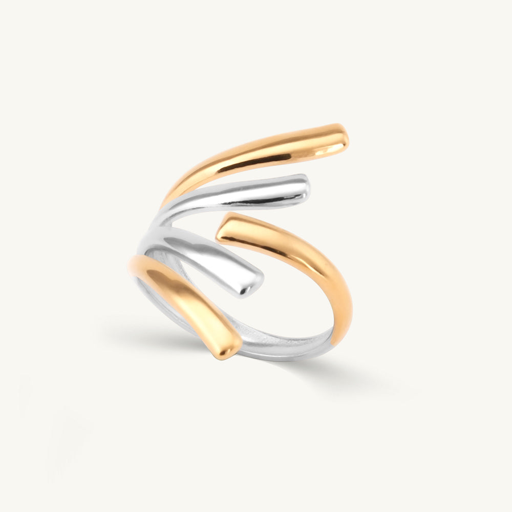 Radiant Rise Dual-Tone Ring