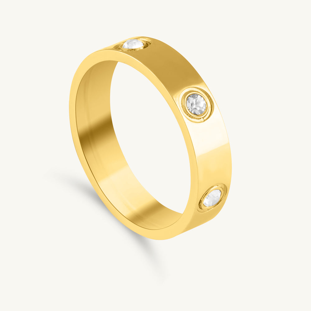 Stellar Glow Band Ring