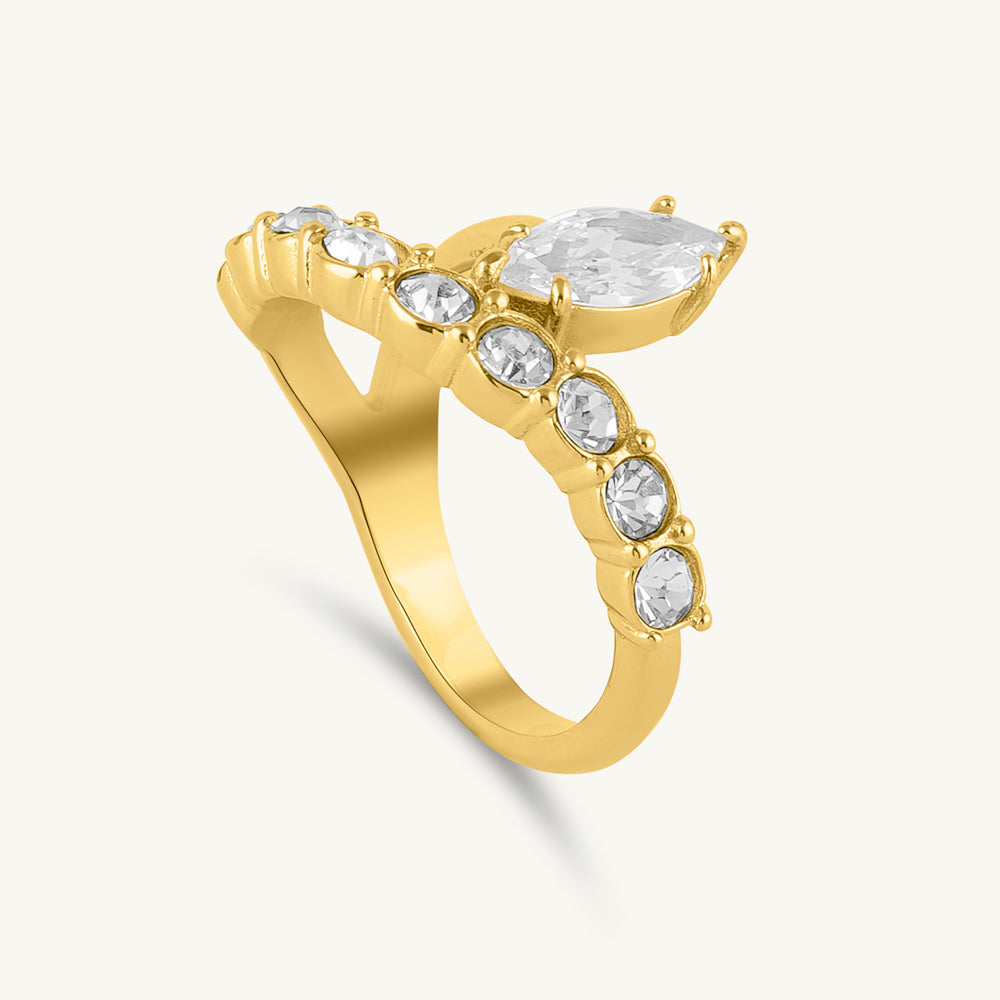 Lustre Crown Spark Ring