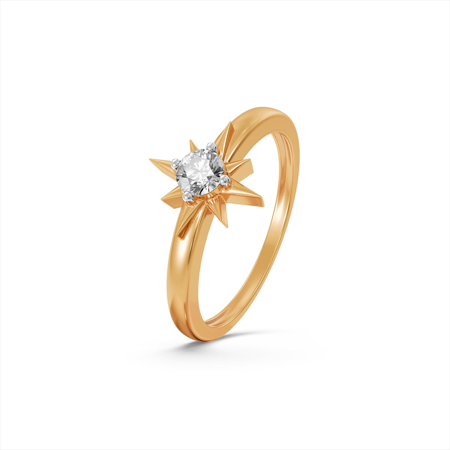 Starlight Burst 9KT Gold Laboratory Grown Diamond Ring