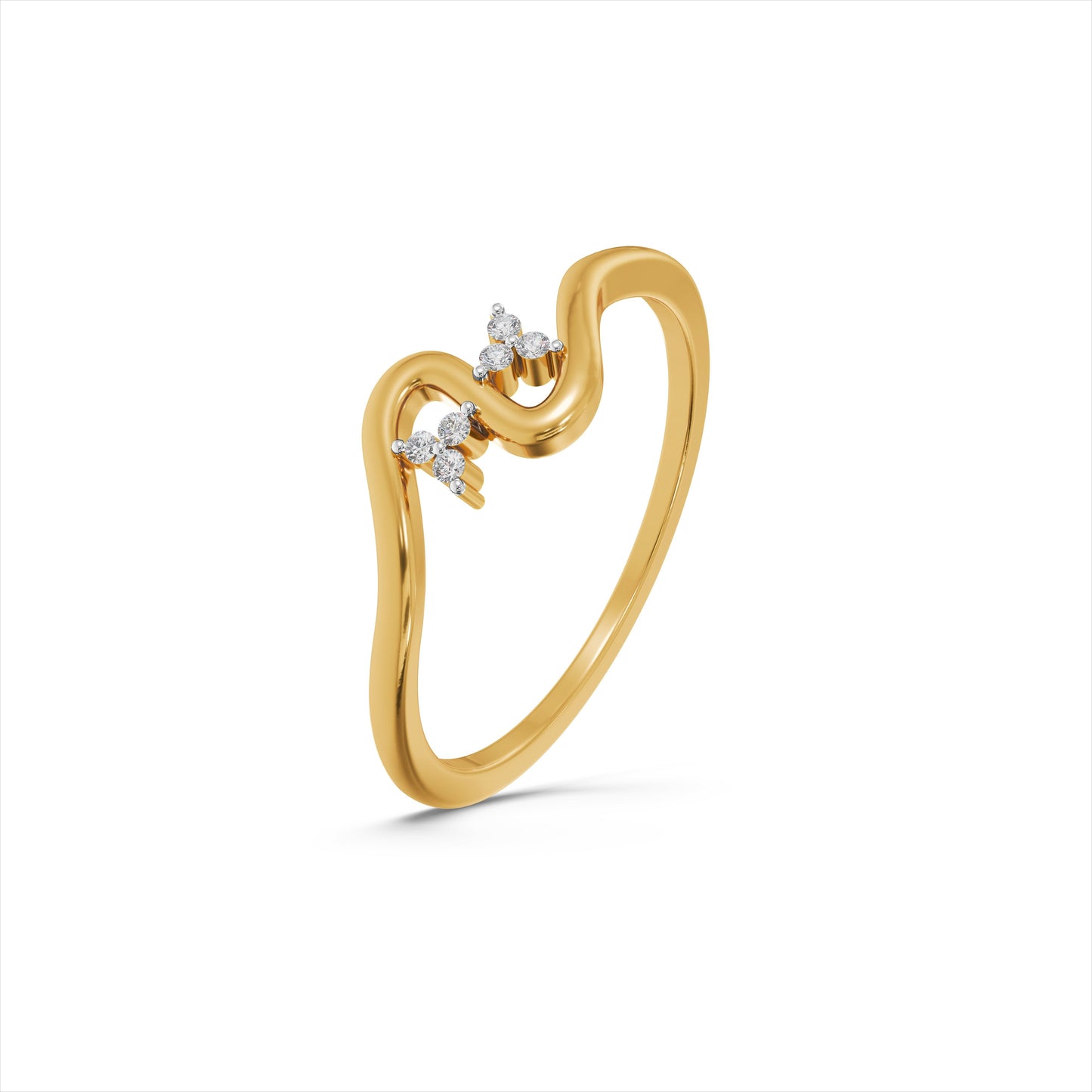 Veloura 9KT Gold Laboratory Grown Diamond Ring
