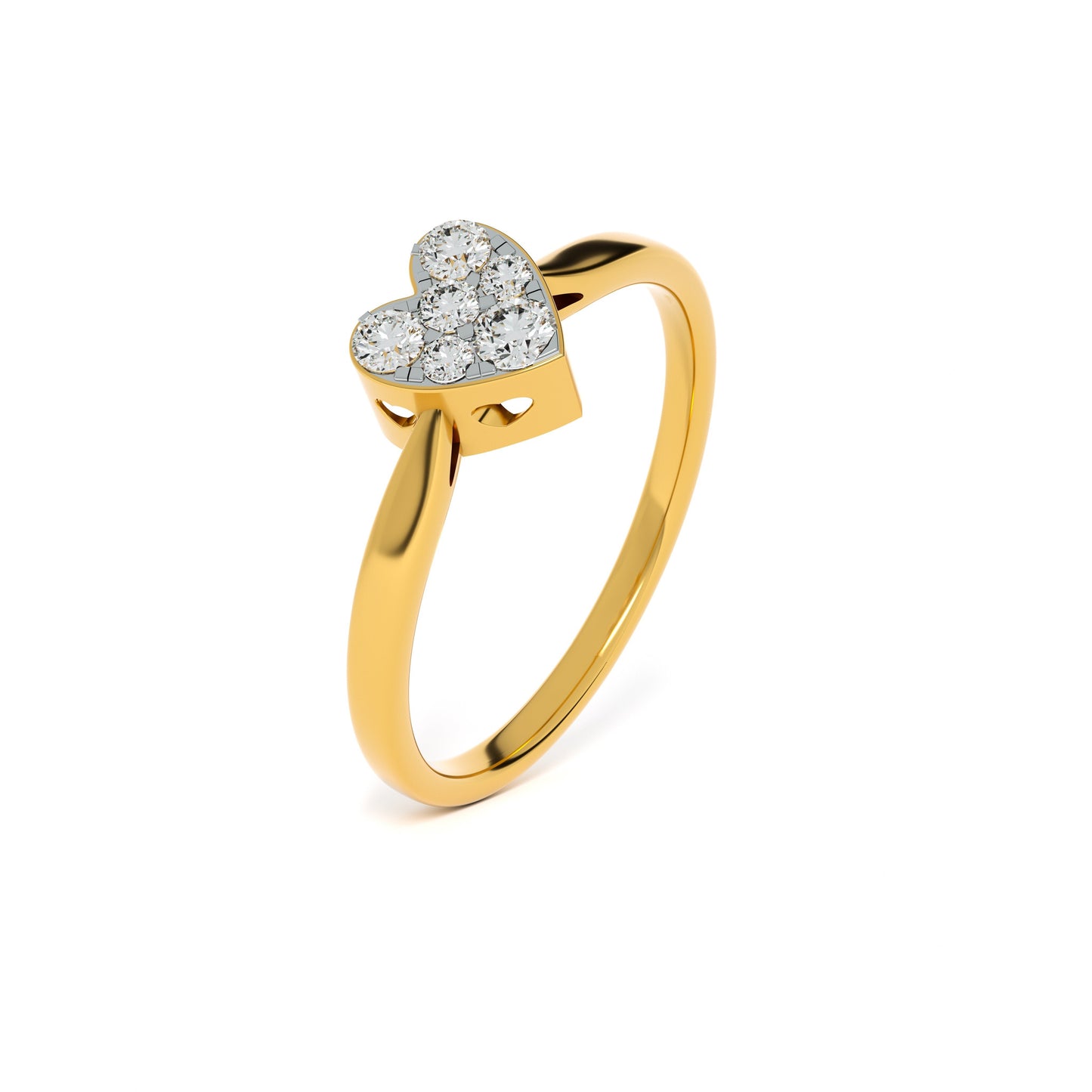 Lustre of Love 9KT Gold Laboratory Grown Diamond Ring