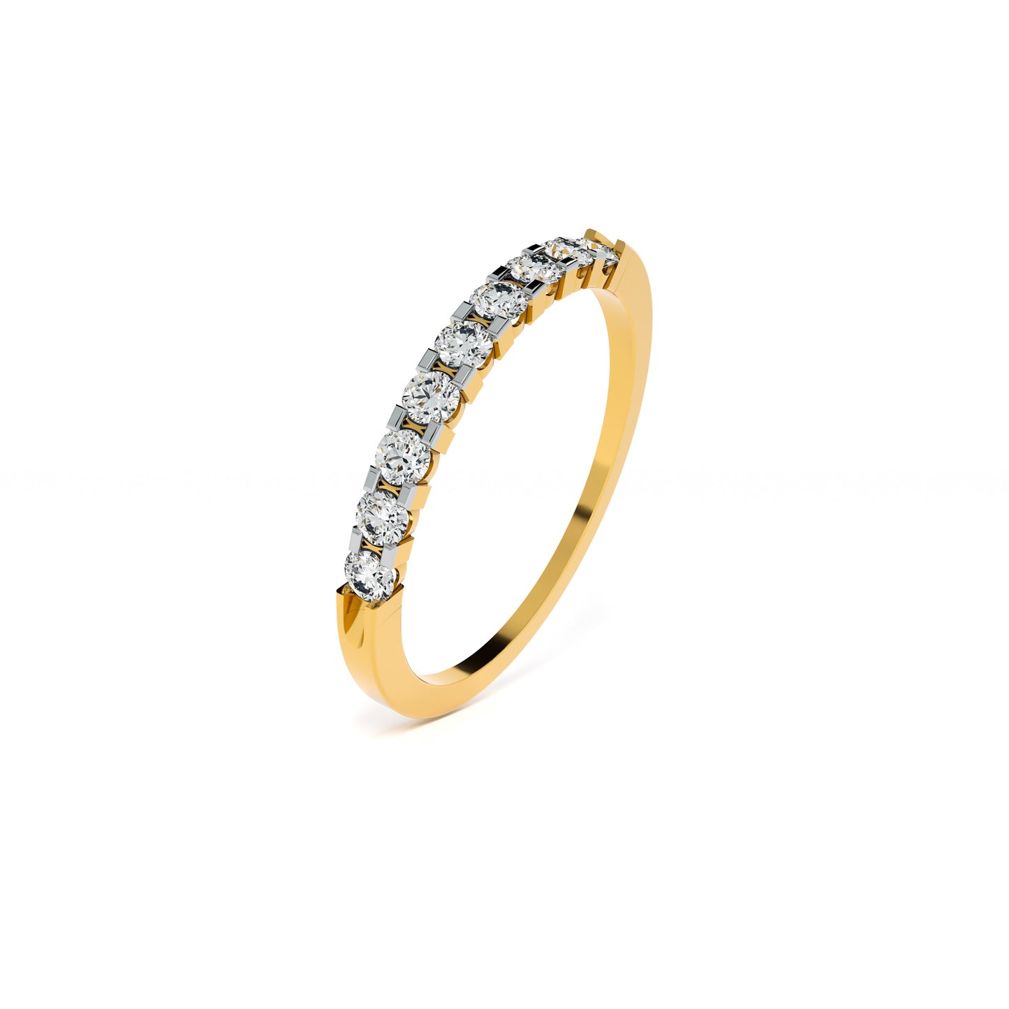Twilight Gleam Eternity 9KT Gold Laboratory Grown Diamond Ring