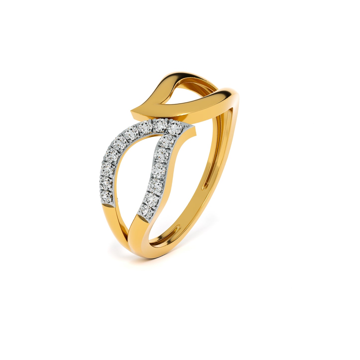 Eternal Flow 9KT Gold Laboratory Grown Diamond Ring