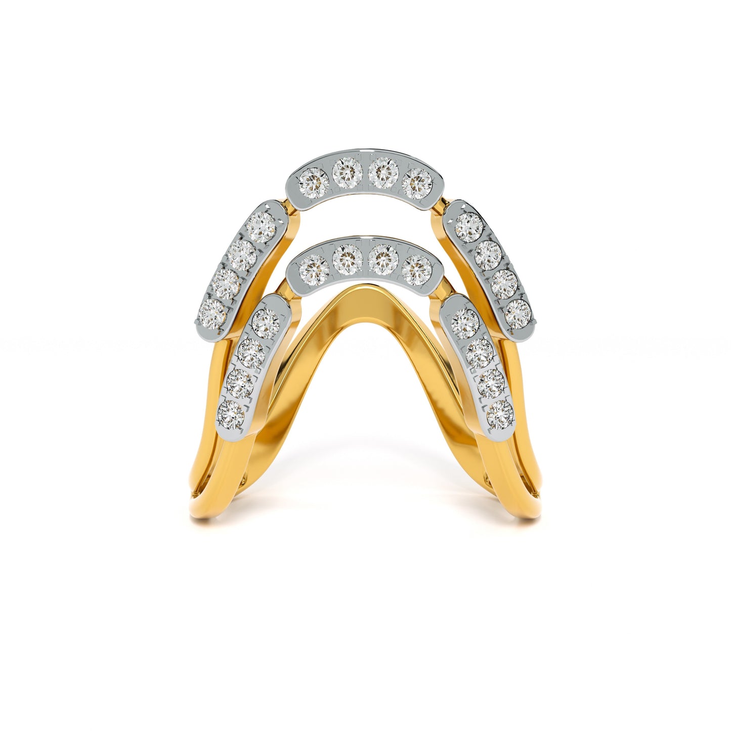 Brilliance 9KT Gold Laboratory Grown Diamond Ring