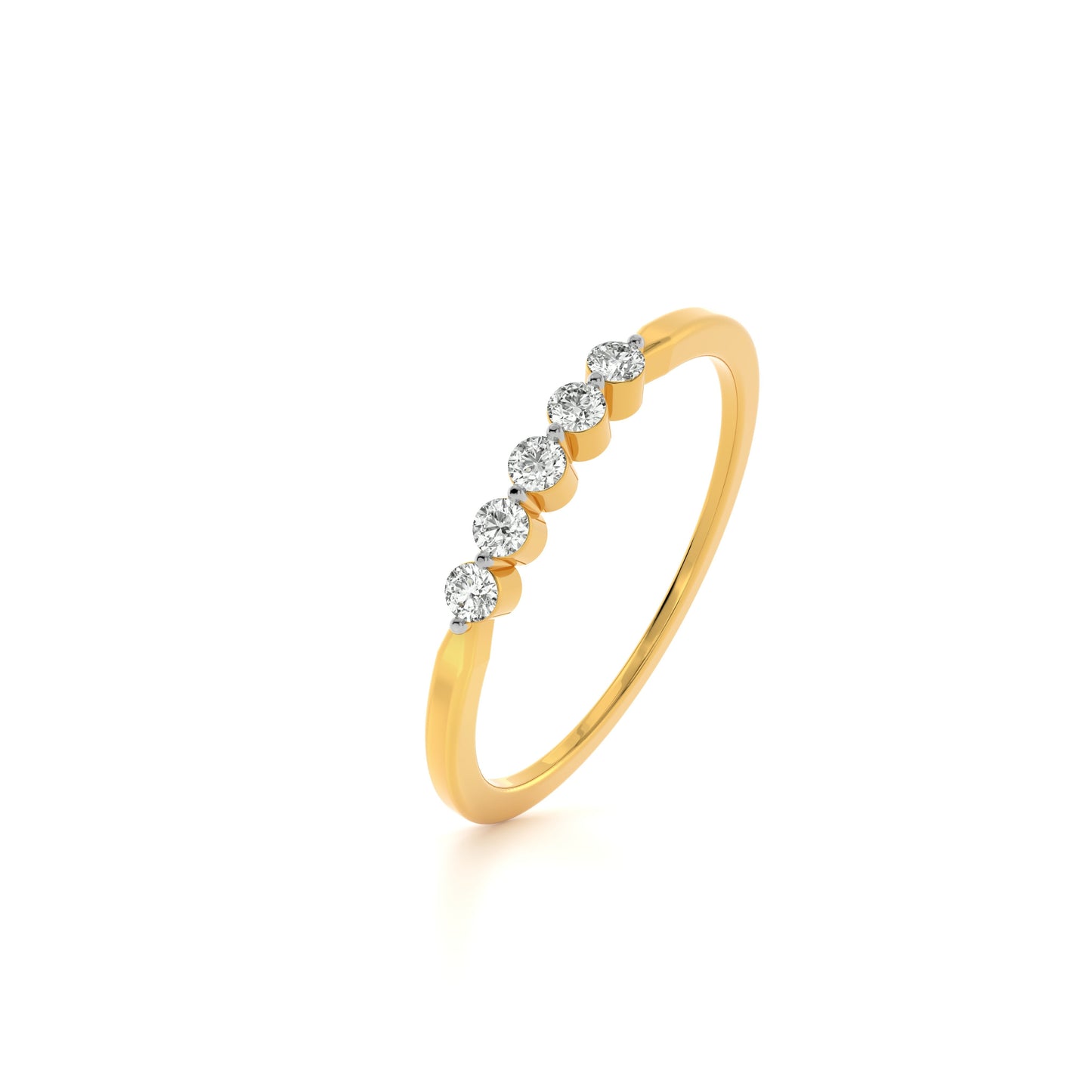 Orbit Linea 9KT Gold Laboratory Grown Diamond Ring