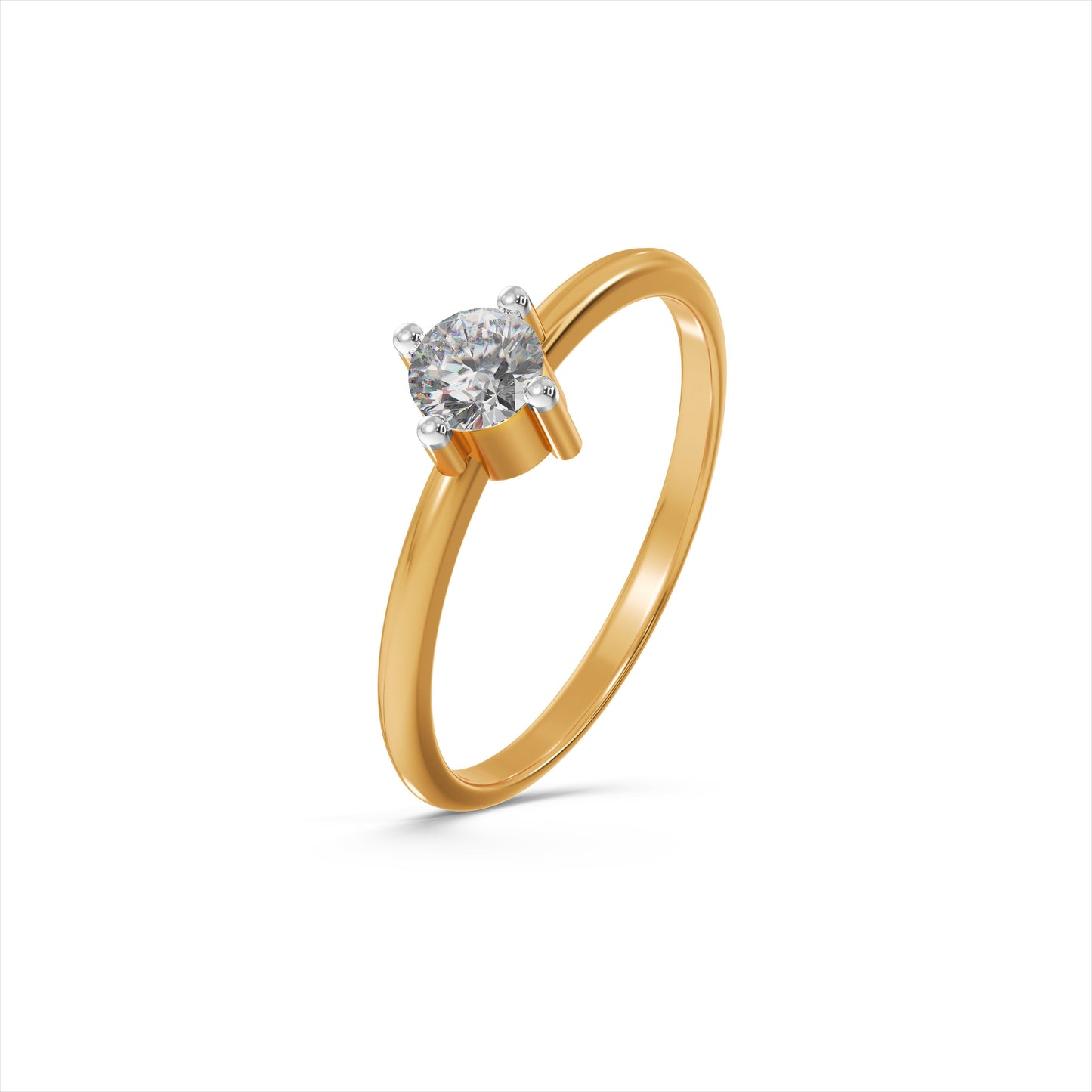 Solo Gleam 9KT Gold Laboratory Grown Diamond Ring