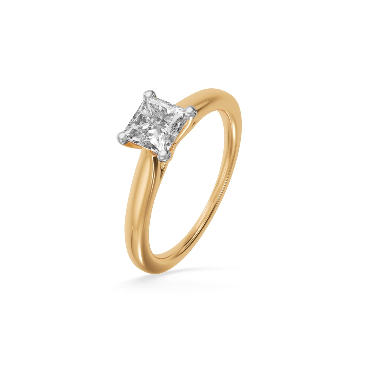 Princess Sparkle 9KT Gold Laboratory Grown Diamond Ring