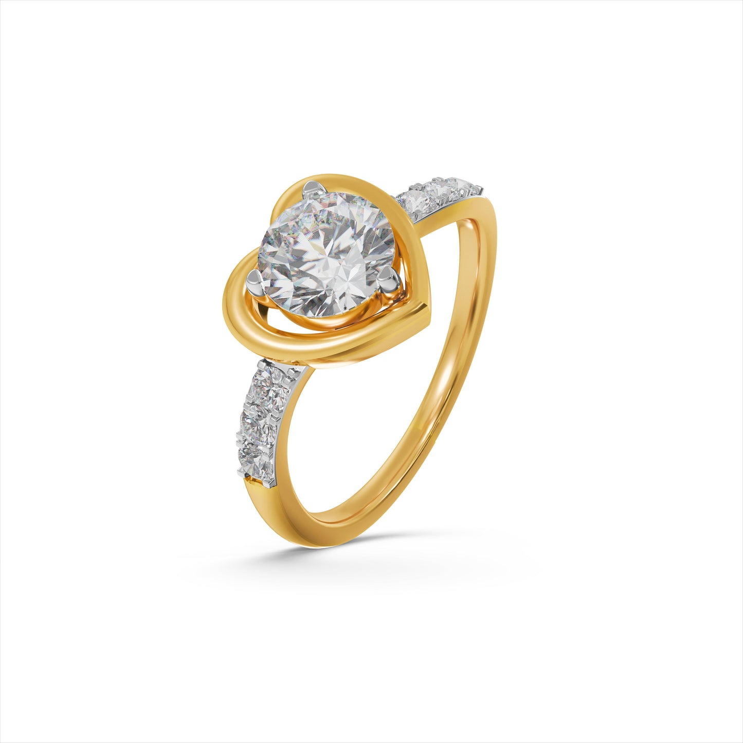 Sweet Heart 9KT Gold Laboratory Grown Diamond Ring