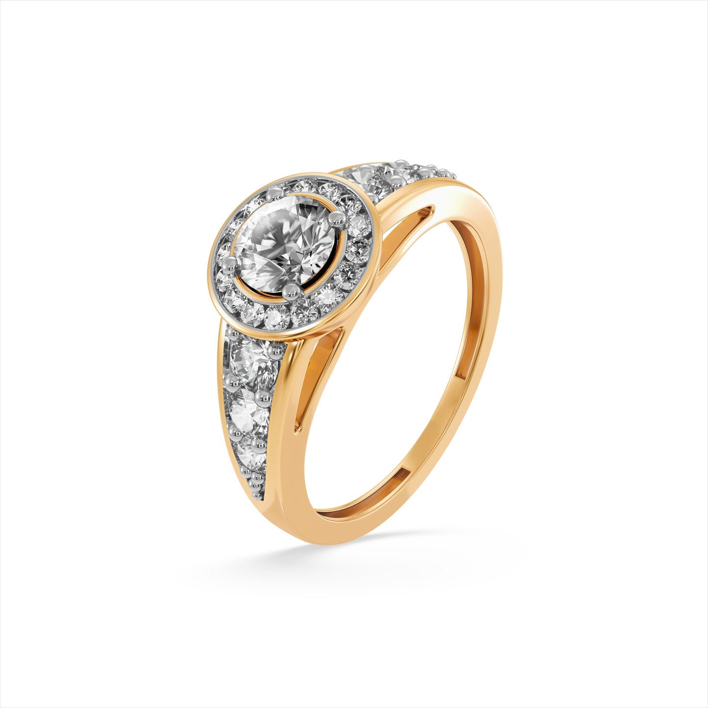 The Radiant Crest 9KT Laboratory Grown Diamond Promise Ring