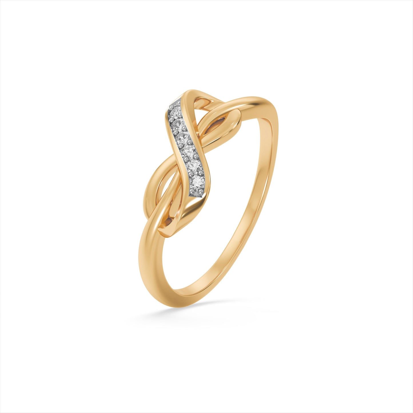 The Eternal Knot 9KT Laboratory Grown Diamond Promise Ring